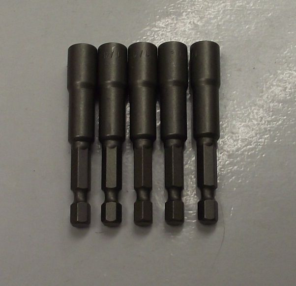 Bosch 37585 1/4" x 2-1/2" Non Magnetic Nutsetter 5pcs.