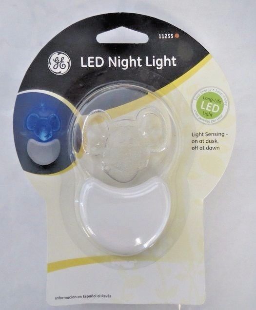 GE 11255 Light Sensing LED Elephant Design Night Light