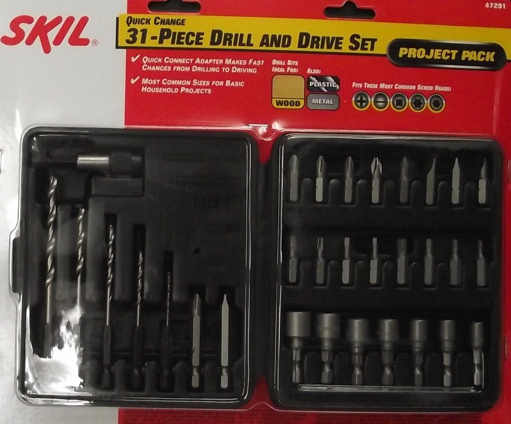 SKIL 47291 31pc Quick Change Drill and Drive Set