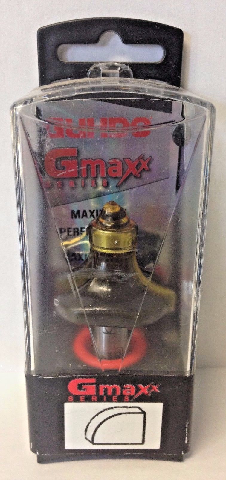 Gmaxx 7741.9048 1/2" Carbide Tipped Roundover Router Bit 1/2" Shank German