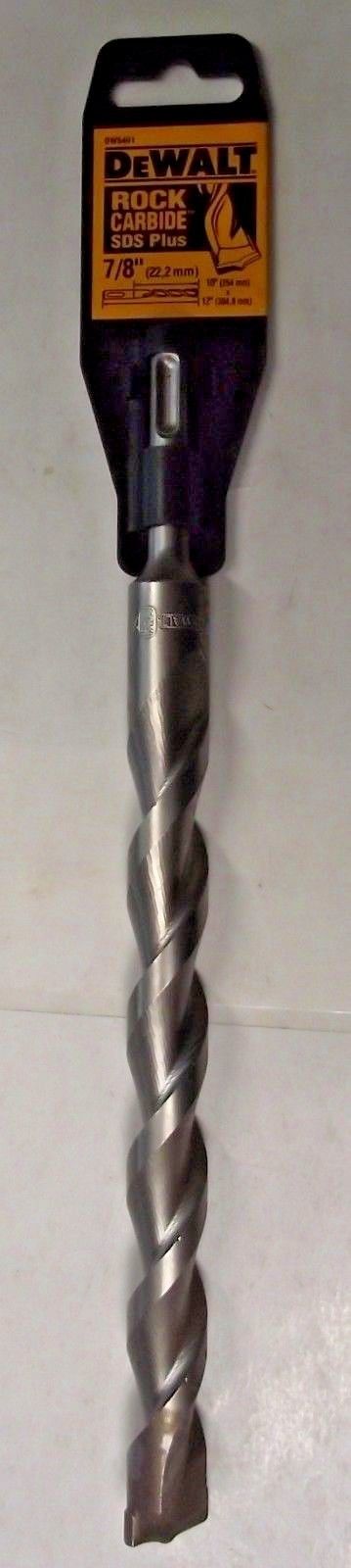 Dewalt DW5461 7/8" x 10" x 12" SDS Plus Rock Carbide Hammer Drill Bit Germany