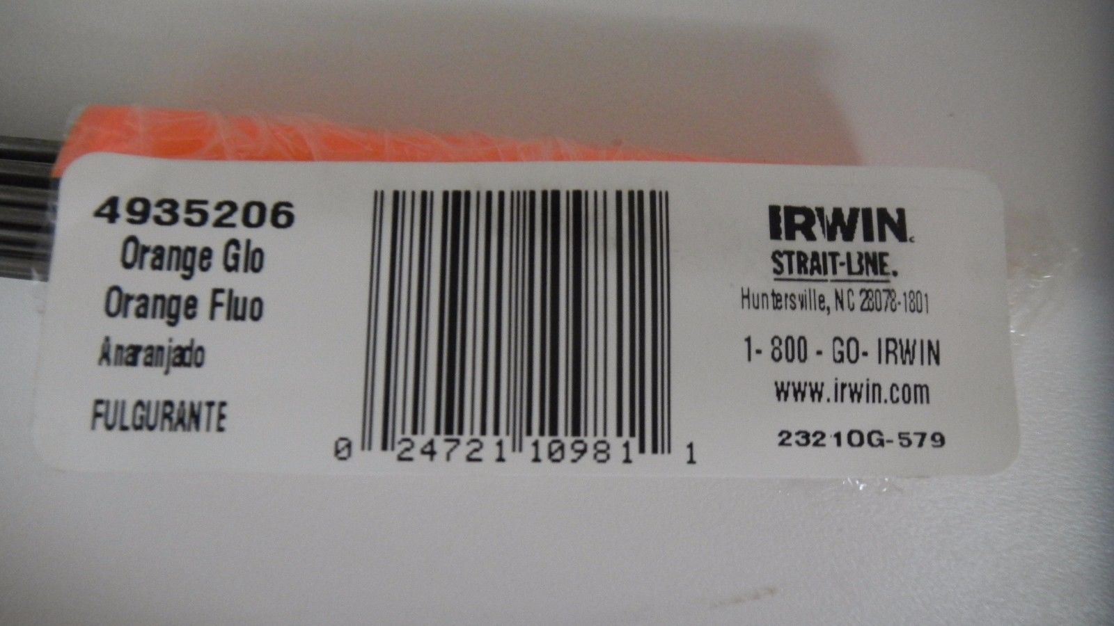 Irwin 4935206 Orange Glo Survey Stake Flags (Bundle of 25)