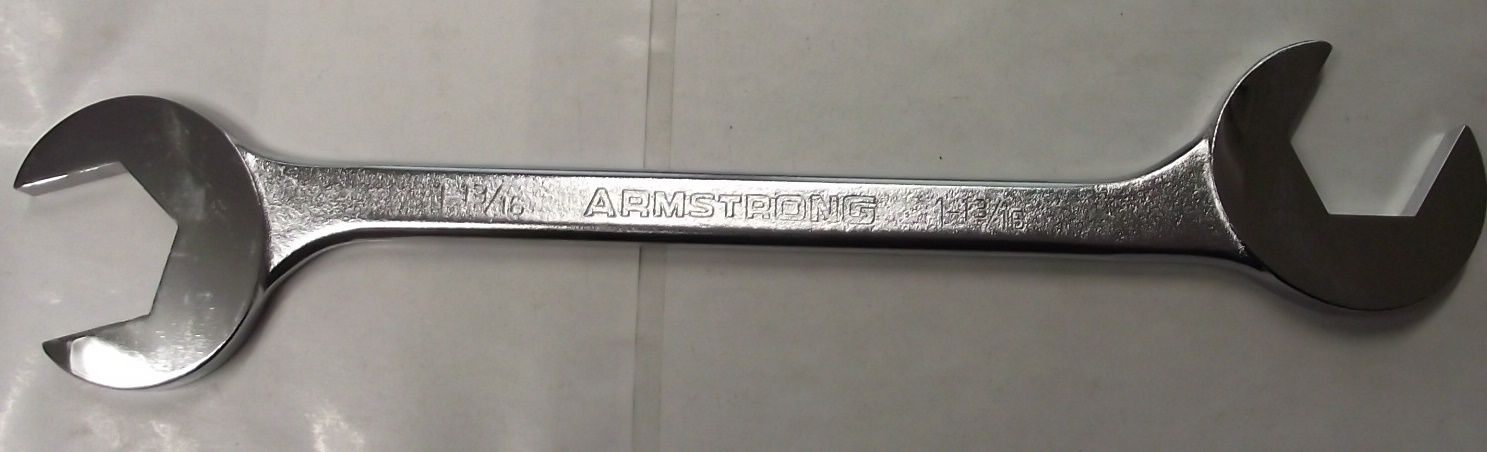 Armstrong 27-858 1-13/16" Open End Satin 15° & 60° Angle Wrench USA