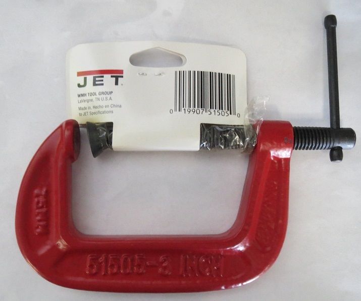 Jet 51505 3" C-Clamp 2" Throat Depth