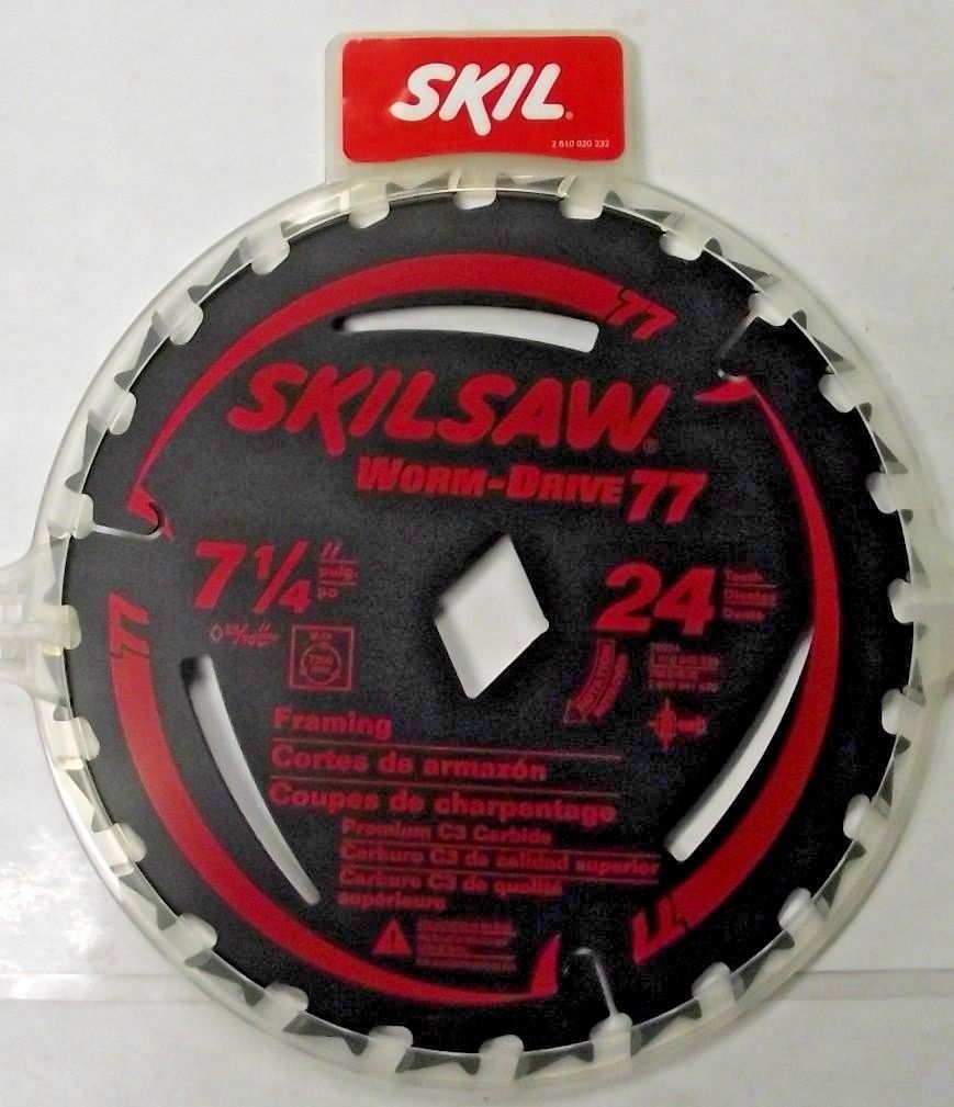 Skil Skilsaw 76924 7-1/4" X 24 Tooth Dyanite Wormdrive Saw Blade
