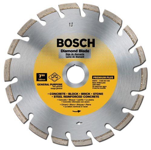 Bosch DB761 Premium Plus 7" General Purpose Diamond Saw Blade
