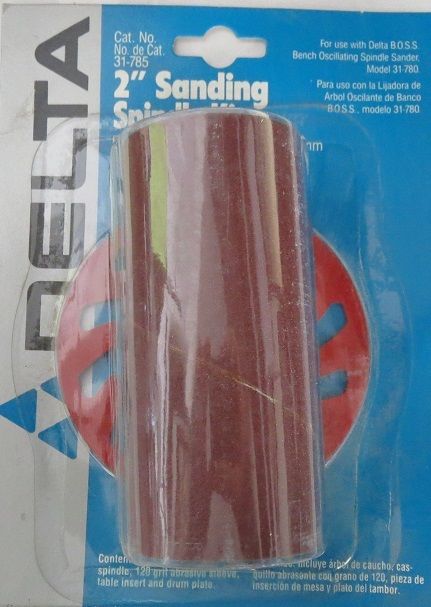 Delta 31-785 2 in. 120 Grit Sanding Spindle Kit