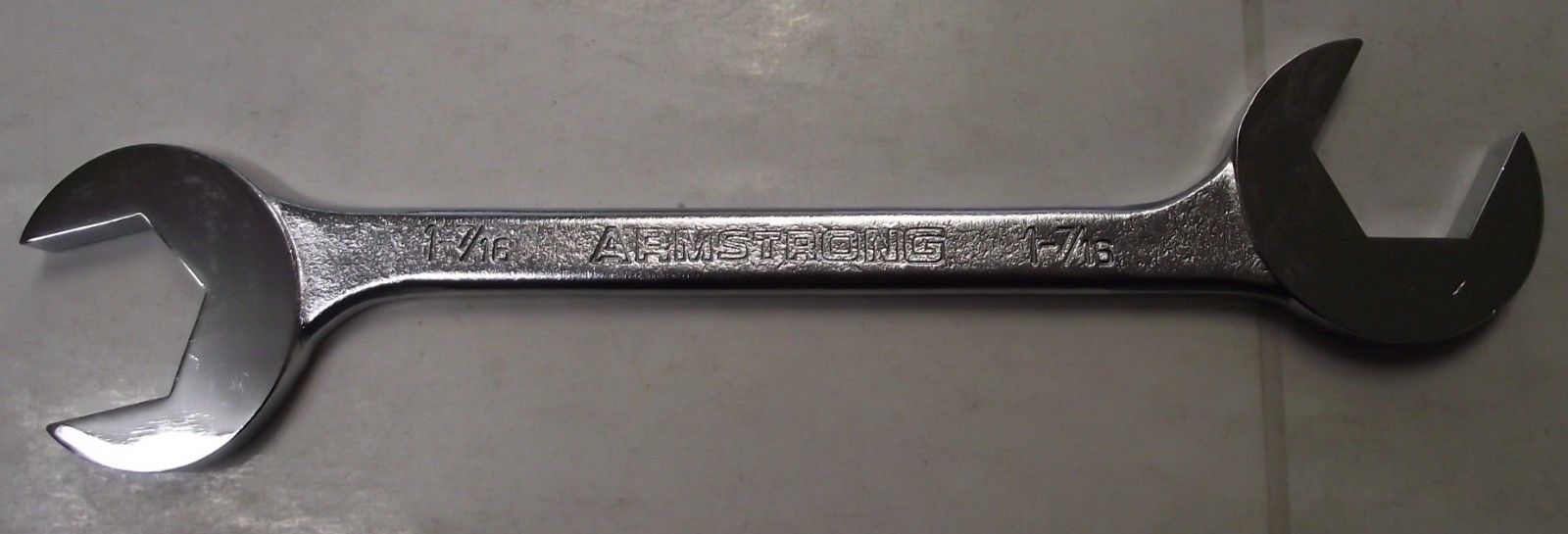Armstrong 27-846 1-7/16" Open End Satin 15° & 60° Angle Wrench USA