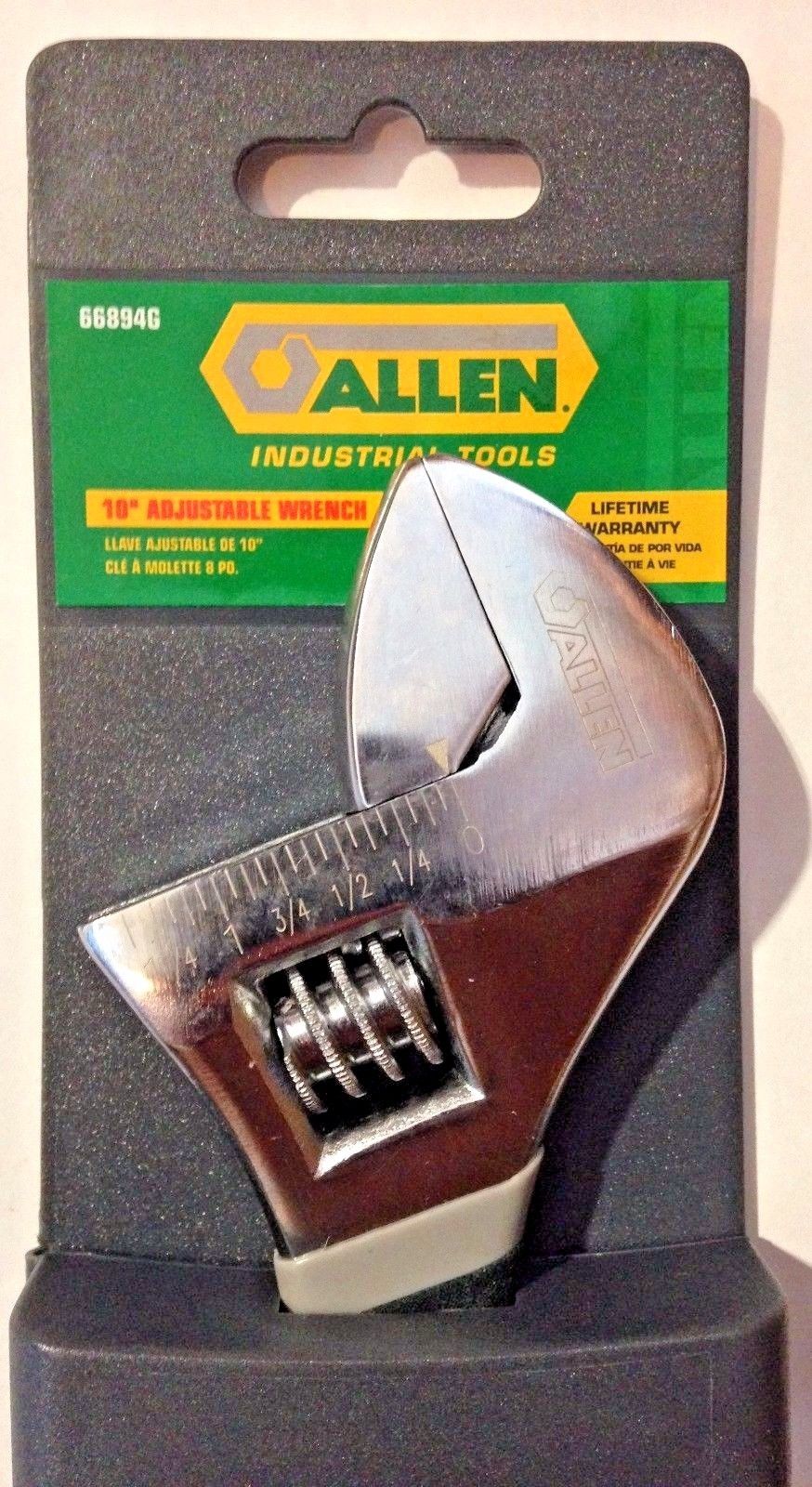 Allen 66894G 10" Adjustable Wrench With Grip Handle