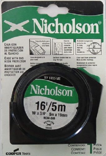 Nicholson NY1035ME 16' x 3/4" Tape Measure
