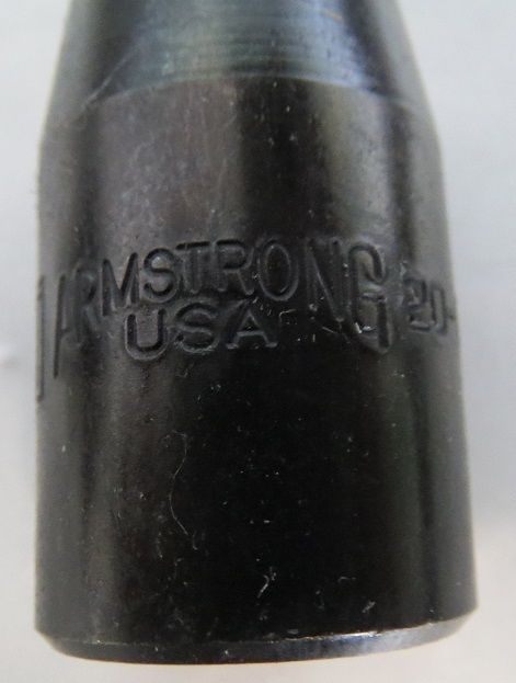 Armstrong 20-016A 1/2" 1/2" Drive Impact Socket 6pt. USA 2 Pieces