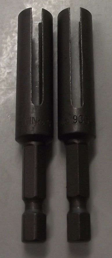 Irwin 93545 5/16" x 2-21/32" Ceiling Tile Hanger Driver 2pcs.