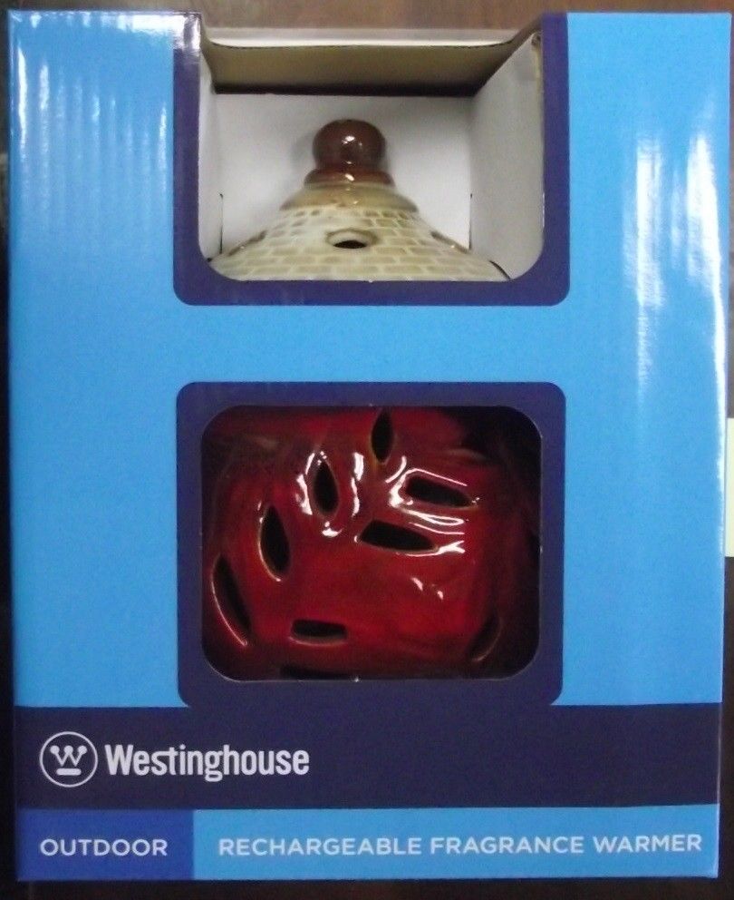 Westinghouse W350501W Rechargeable Fragrance Warmer Red/Taupe