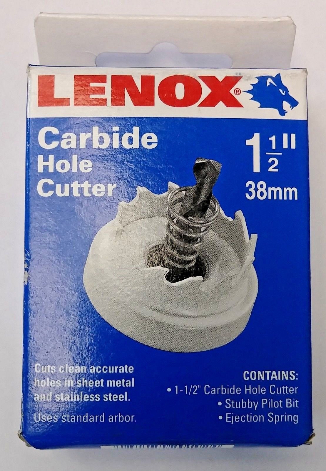 Lenox 20102-24CHC 1-1/2" Carbide Hole Saw Hole Cutter USA