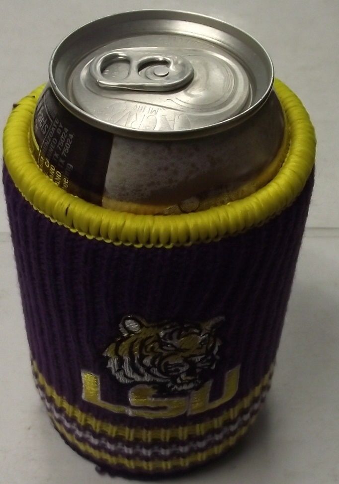 College NCAA 0718-8198 LSU Tigers Woolie Beverage Insulator