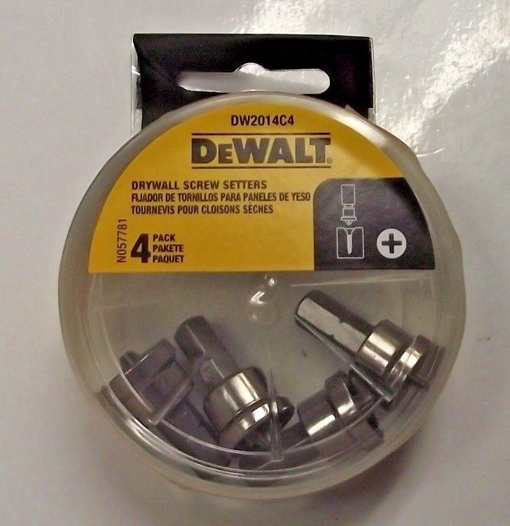 DEWALT DW2014C4 Drywall Screw Setter Bit Tip 4 Tips Per Pack