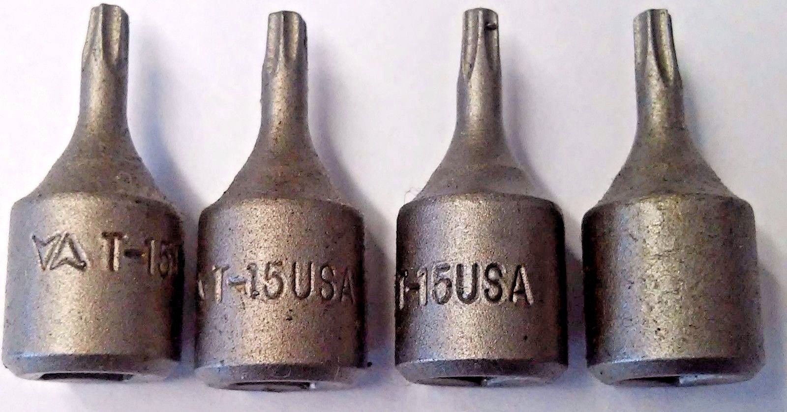 Vermont American T15 Torx Socket 1/4" Drive USA 9915715 4PCS