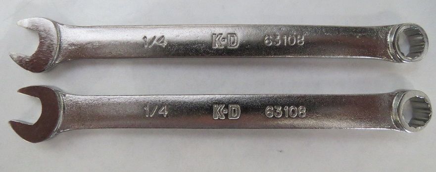 KD Tools 63108 - Wrench Combination 1/4in. 12 Point 2 Pieces USA