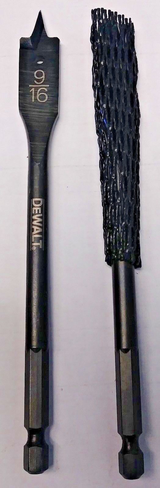 Dewalt DW1575B 9/16" x 6" Wood Spade Drill Bit Bulk (2 Pieces)