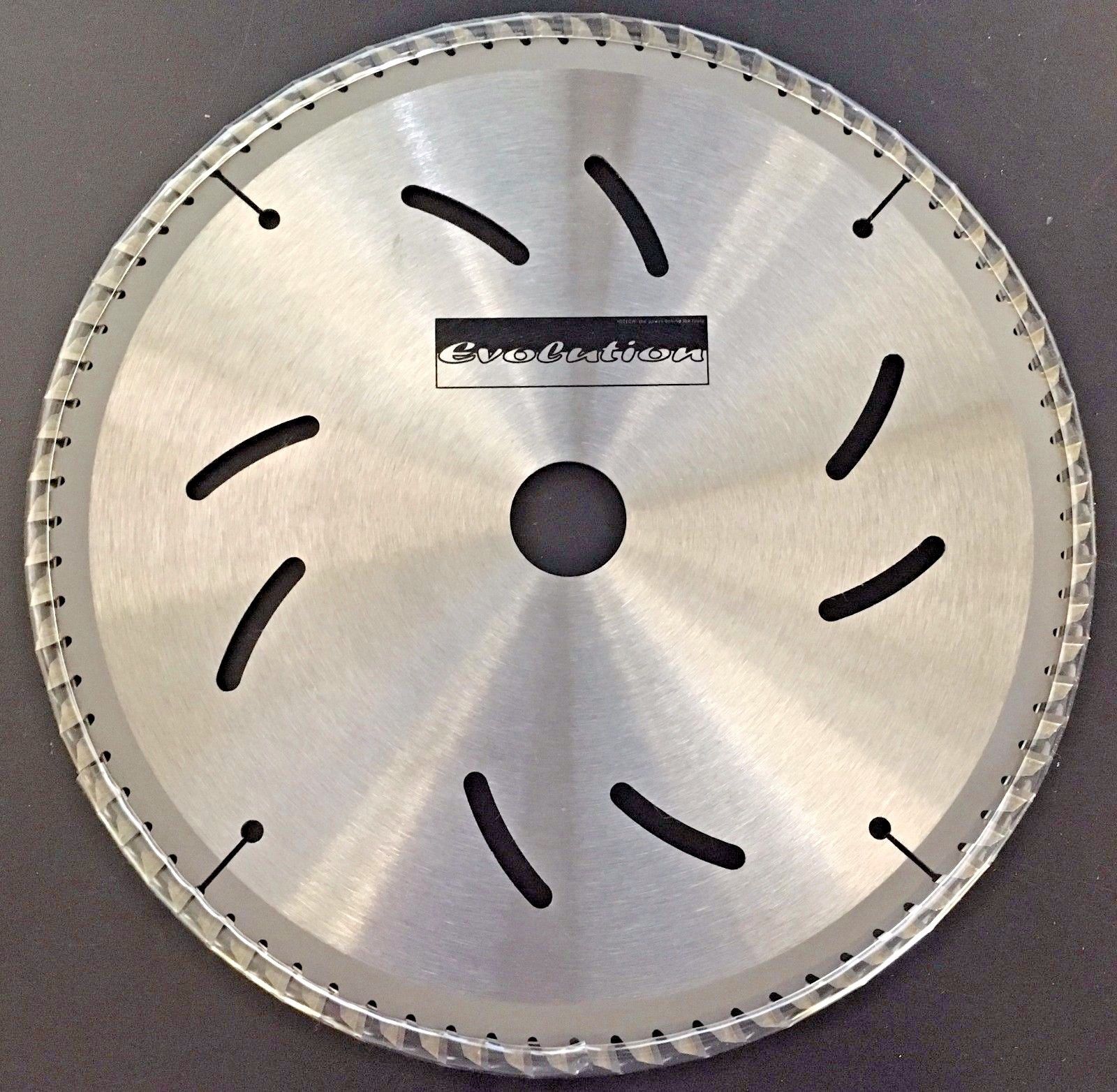 Evolution 230BLADEFG 9" x 80T For Fiber Glass Cutting, Max RPM 3000, 1" Arbor