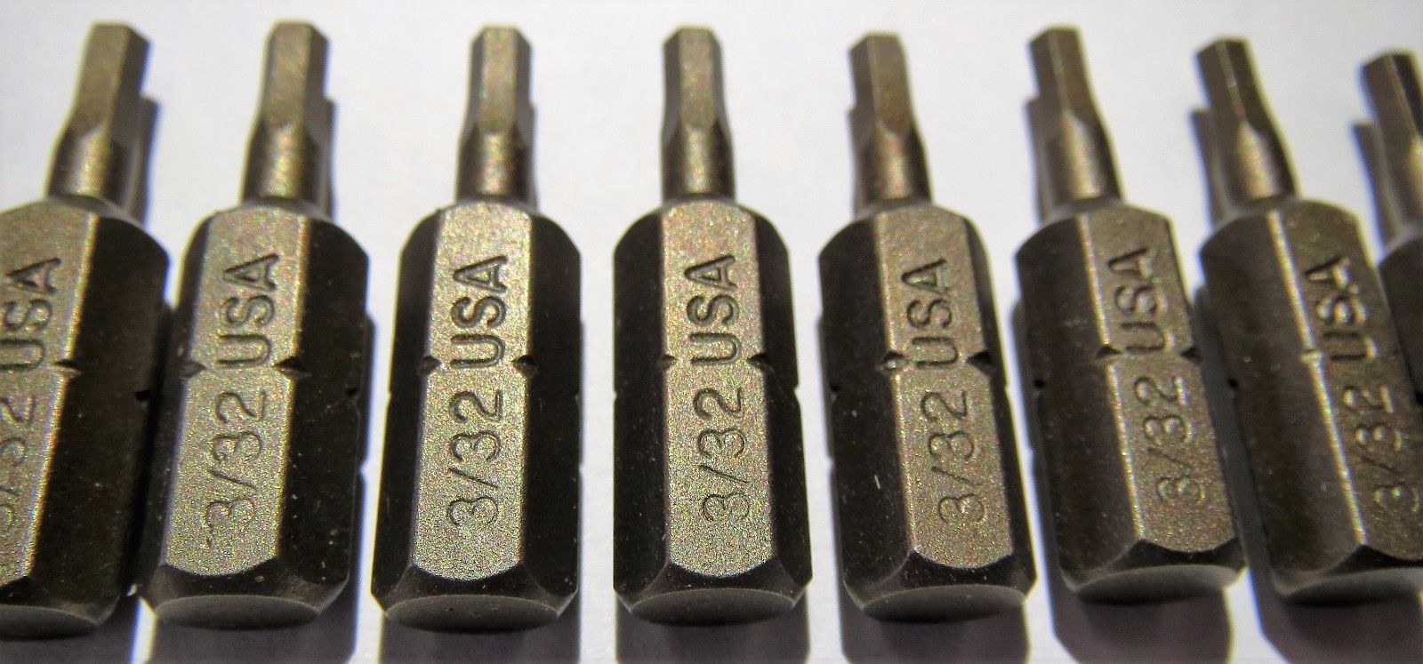 Bosch 345165 3/32" Allen Insert Screw Tips USA 10PCS