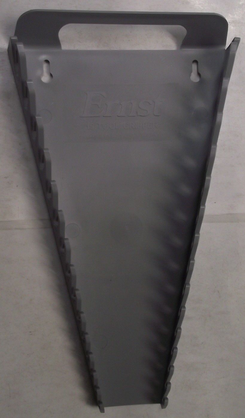 Ernst 15GPW 15 Tool Holder Gripper Wrench Rack Portable Organizer Grey USA