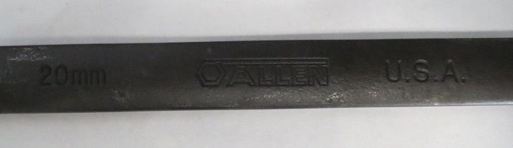 Allen 20320B 12pt. Combination Wrench 20MM USA