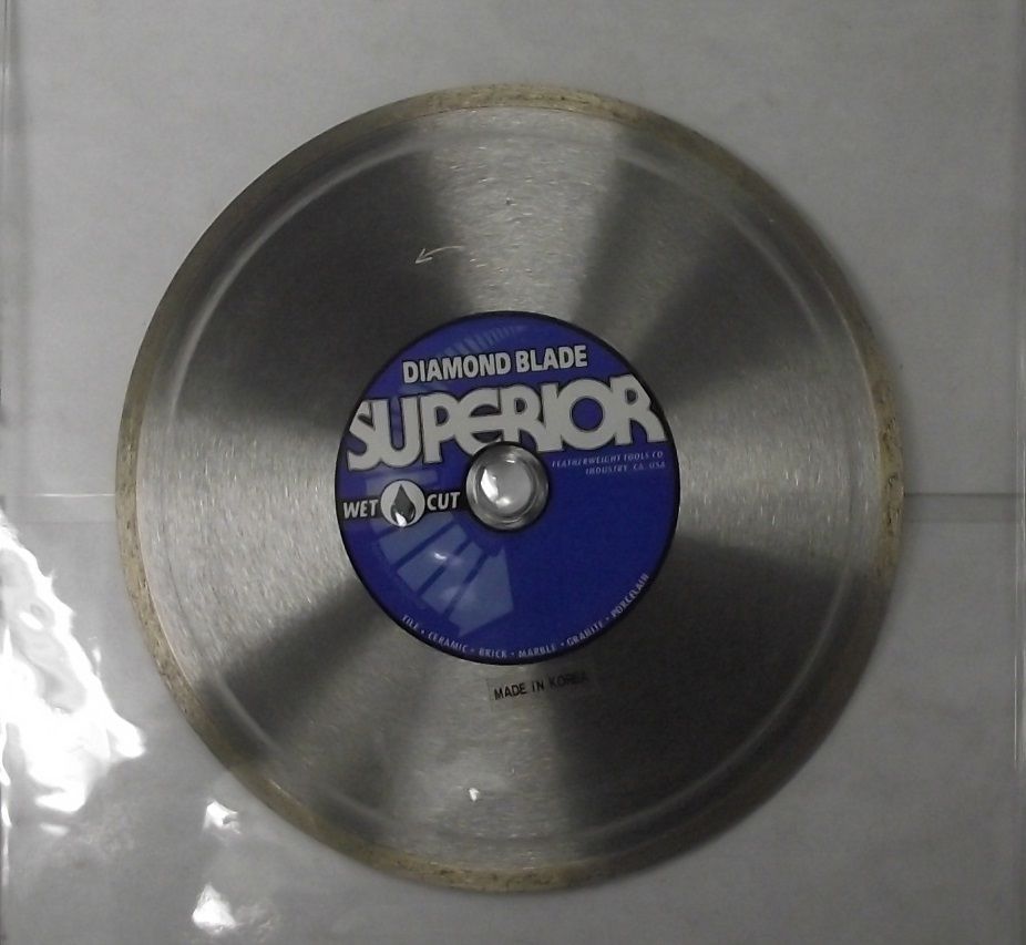 Superior 82-200 8" Diamond Wet Saw Blade Continuous Rim 5/8" Arbor