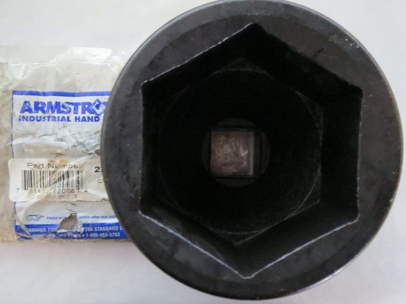 Armstrong 22-096 3" 6 PT 1" Drive Impact Socket USA