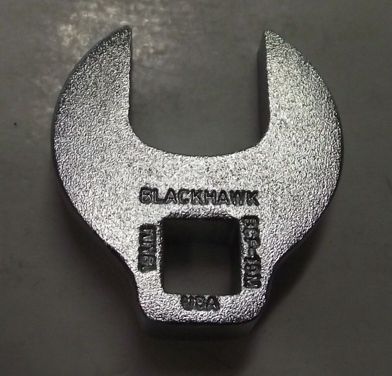 Blackhawk BCF-18M 3/8" Drive 18mm Crowfoot Non-Ratcheting Wrench USA