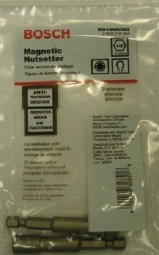 Bosch BD14NS302 1/4" x 2-9/16" Magnetic Nutsetter 2pcs. USA