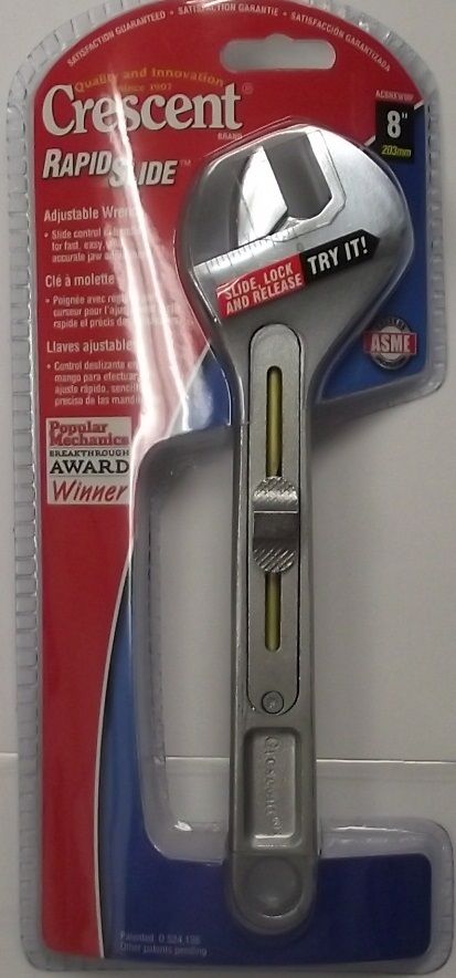 Crescent AC8NKWMP 8" Rapid Slide Adjustable Wrench