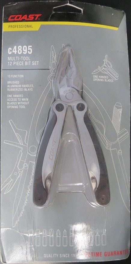 Coast C4895 13 Function Medium Multi-Tool with Bit Set