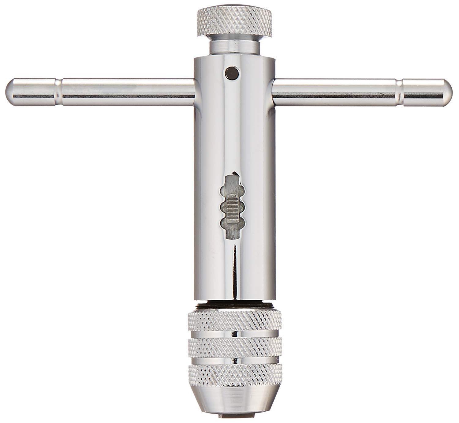 Irwin Hanson 21202 T-Handle Ratcheting Tap Wrench For Tap Sizes 1/4" to 1/2"