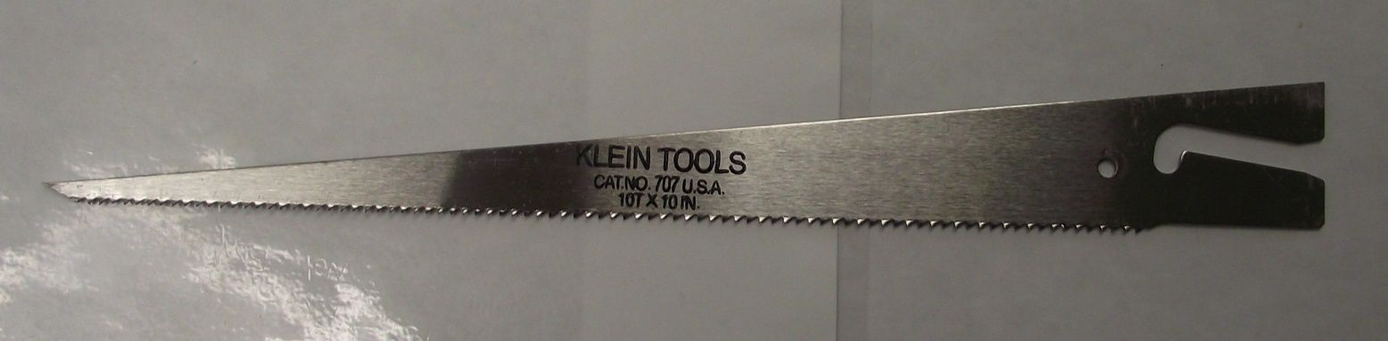 Klein Tools 707 10-Inch General-Purpose Compass Saw Blade USA