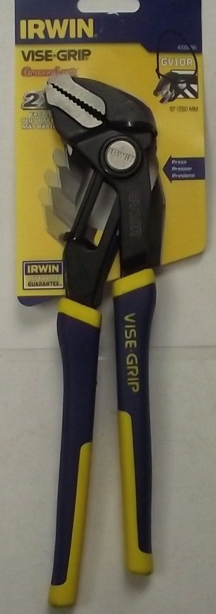 Irwin Vise-Grip 4935096 GV10R 10" GrooveLock Straight Jaw Pliers