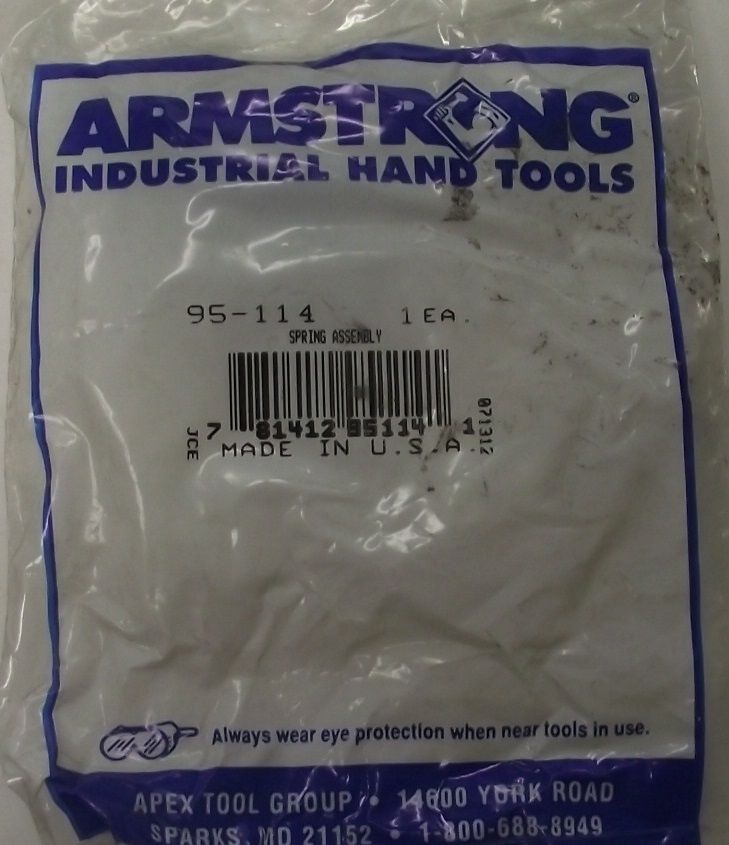 Armstrong 95-114 Spring Assembly For 36" Pipe Wrench USA