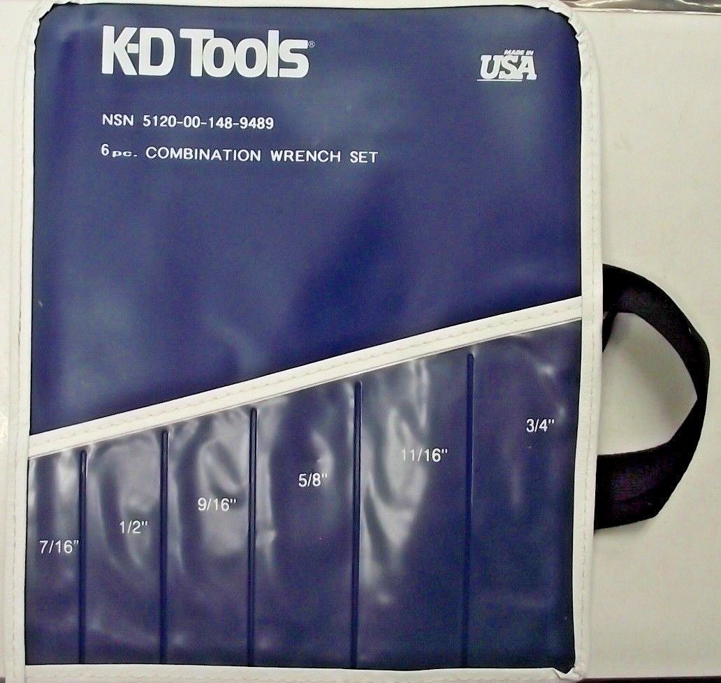 KD Tools TR-W017 6 Piece Wrench Tool Roll Holder Only ( No Tools) USA