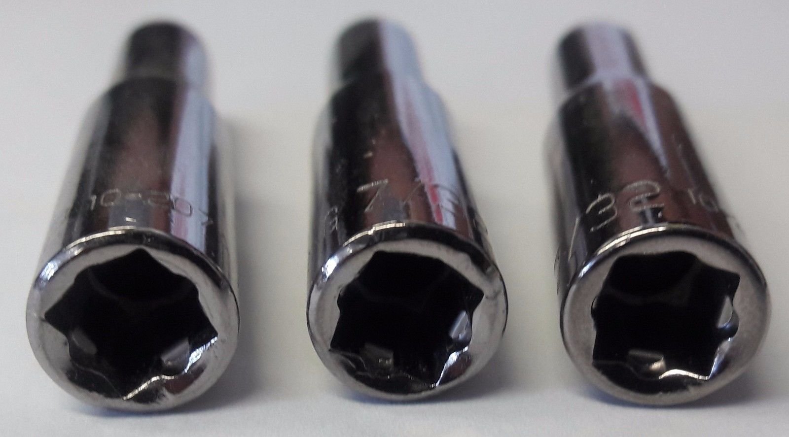 Armstrong 10-207A 7/32" 1/4" Drive Deep Socket 6pt. USA 3PCS