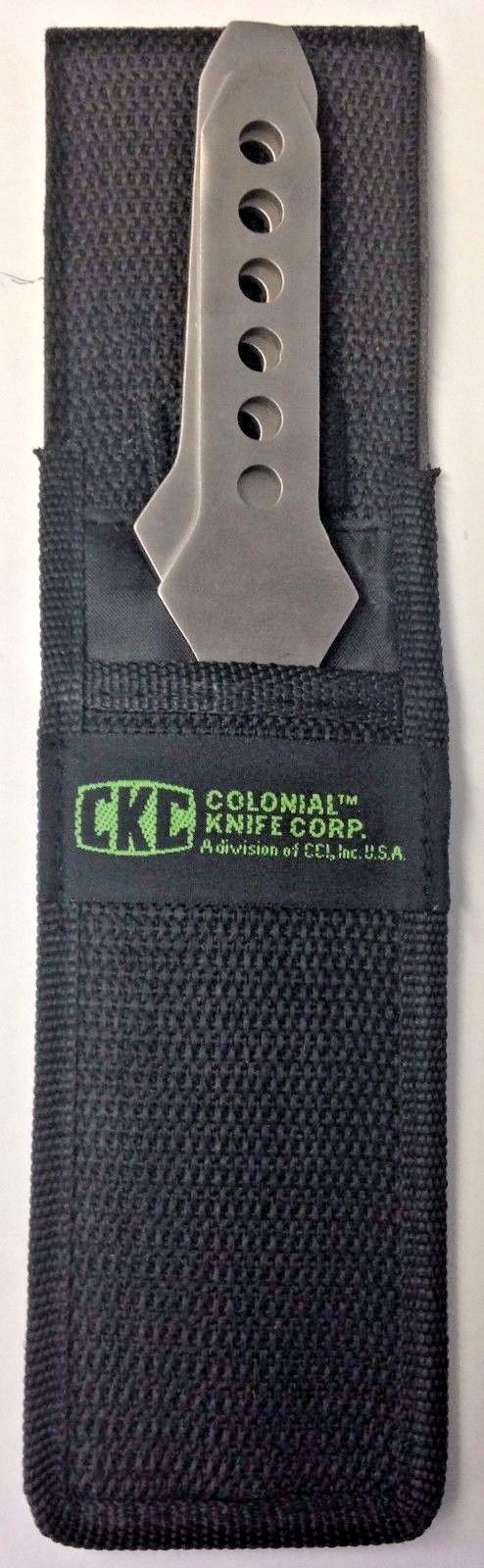 CKC 1081058 Colonial Knife Throwing Knives 1 Pair Silver BULK