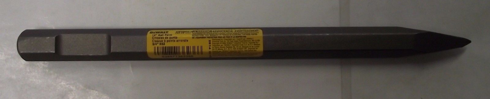 Dewalt DW5950 Bull Point 12" x 3/4" Hex Demo Hammer Bit USA