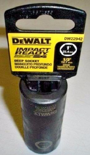 Dewalt DW22942 Impact Ready Deep Socket 1" 1/2 Drive