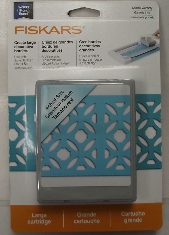 Fiskars 105720-1002 Garden Lattice AdvantEdge Border Punch Large Cartridge