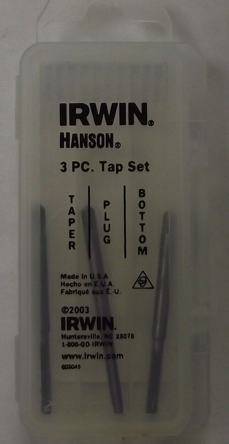Irwin Hanson 2607 1/8" - 44NS Tap 3pcs USA