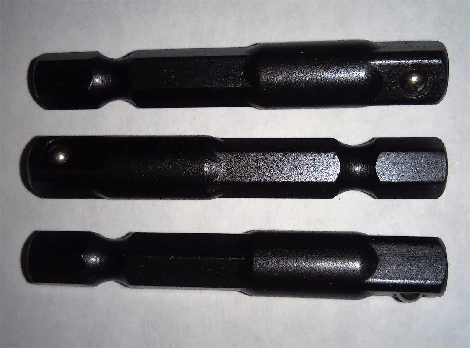 Vermont American 35300 1/4" x 2" Socket Adapter Black Bulk (3pcs)
