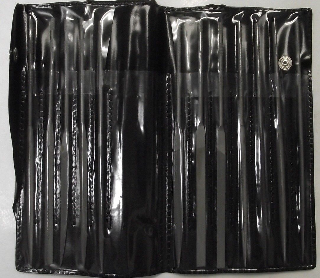 Warrensville 88266 Watchmakers 12 Pc Swiss Pattern #0 Cut Needle File Set