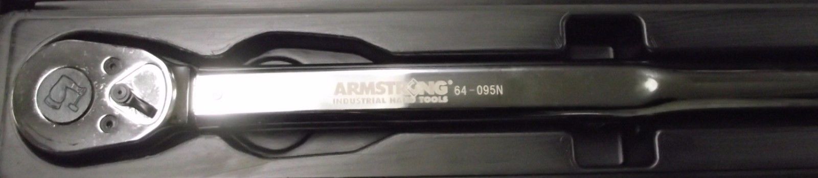 Armstrong 64-095N 3/4" Drive Micrometer Torque Wrench Ratchet Head 100-600ft/lb