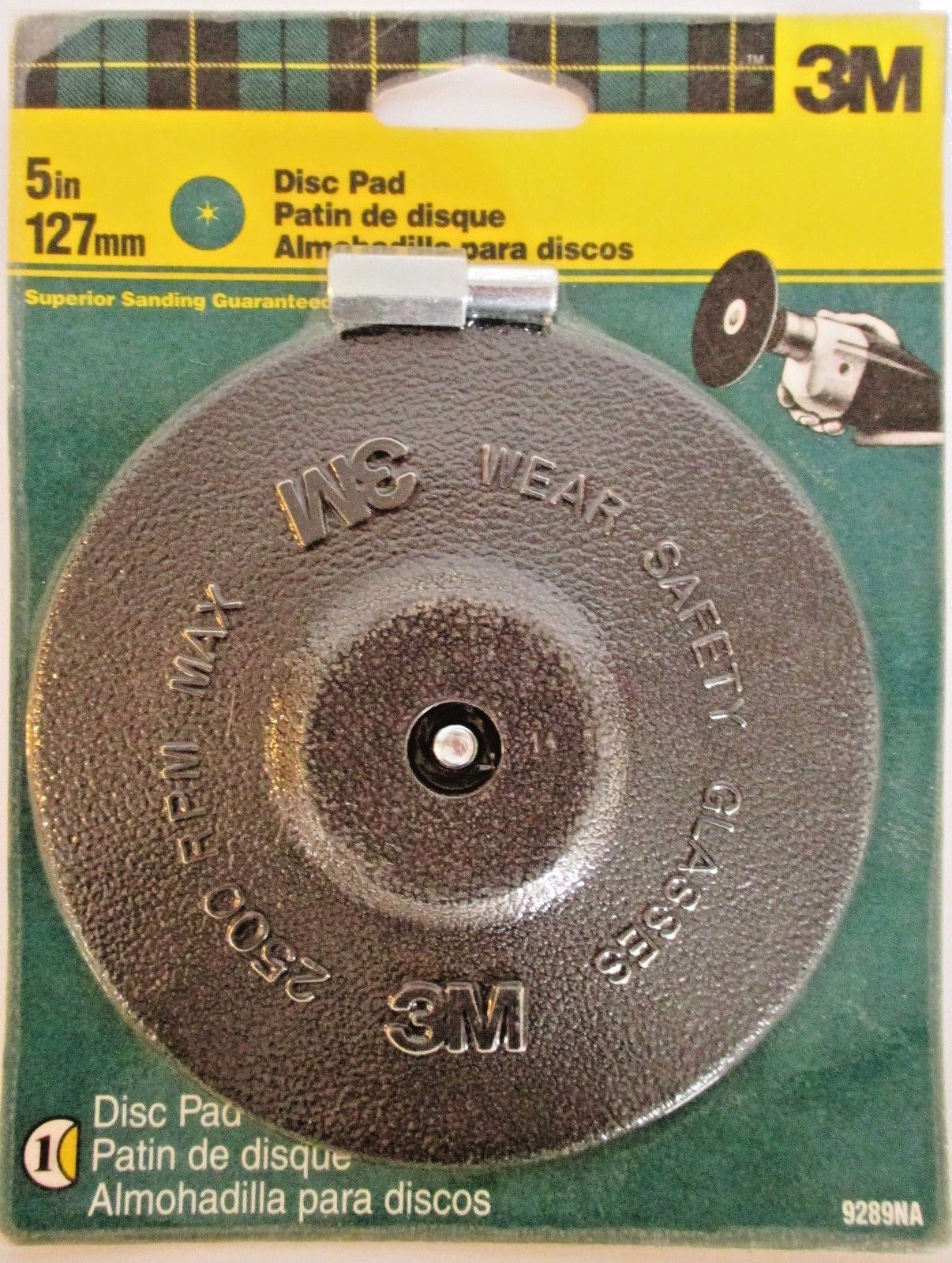 3M 9289NA 5" Disc Pad For Use With Power Sanding Discs