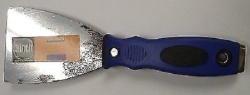 Deluxe 50029 3" Industrial Ergonomic Putty Knife Flexible Blade Slight Tarnish