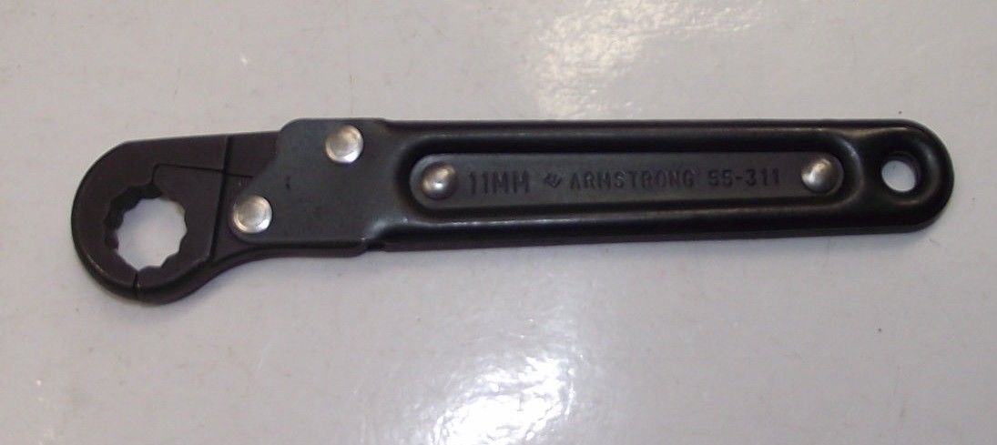 Armstrong 55-311 11 mm Ratcheting Flare Nut Wrench USA